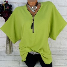 Damen T Shirt Tunika Bluse Top