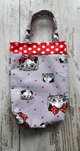Tasche kinderbeutel mops - tasche,