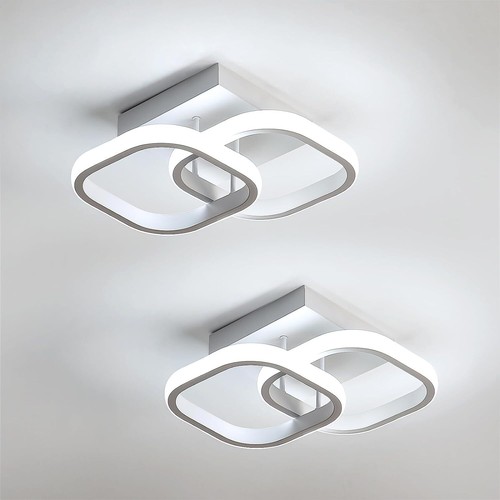 2stk led deckenleuchte 6500k - 2stk,