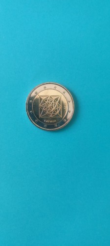 Euro gedenkmünze lettland - 2,