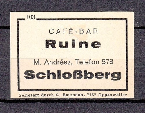 428598 zündholzetikett - zündholzetikett, –