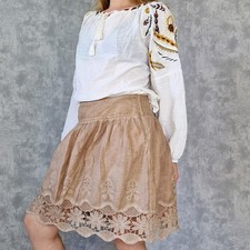 Rock Spitzenrock Knielang