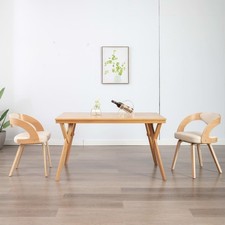 Esszimmerstühle 2 Stk. Creme