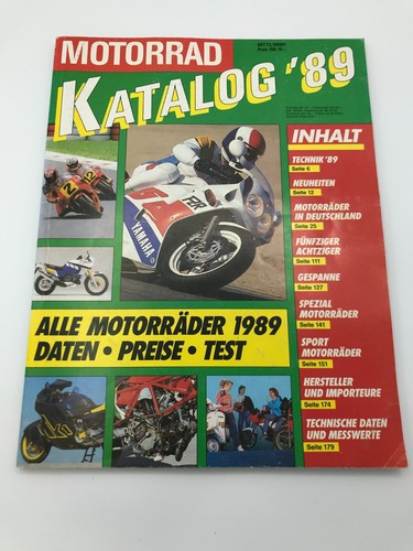 Motorrad katalog 1989 - motorrad,