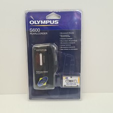 Olympus S600 Pearlcorder Microcassette Aufnahme Diktiergerät mit Band Neu