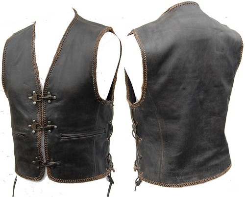 Neue club lederweste leder - neue,