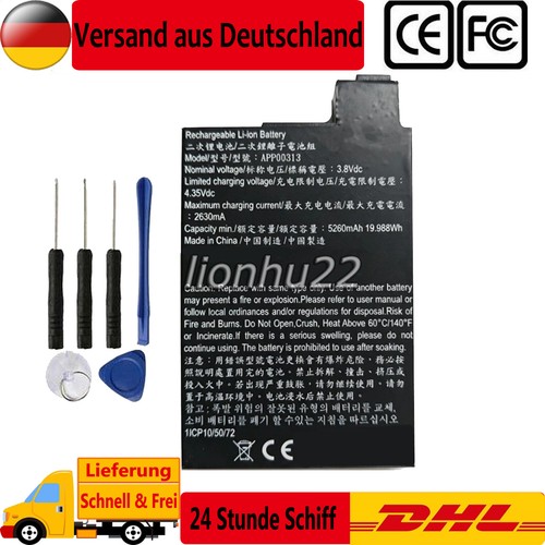 App00313 neu akku 5260mah - app00313,