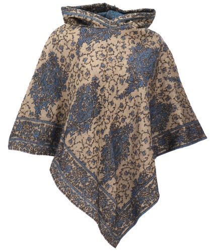 Weicher poncho mit kapuze - poncho,