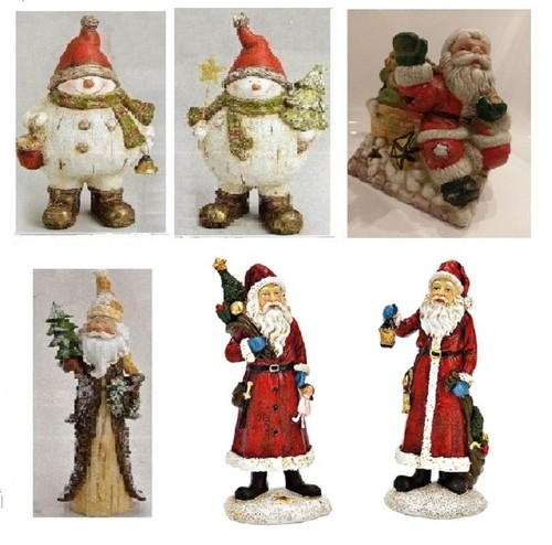 Weihnachtsmann schneemann und - schneemann,
