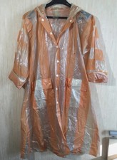 Seltener Retro PVC Regenmantel