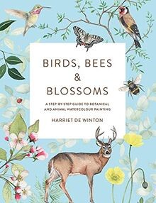 Birds bees blossoms a - , blossoms: