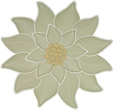 Plauener Spitze Edelweiß Oliv