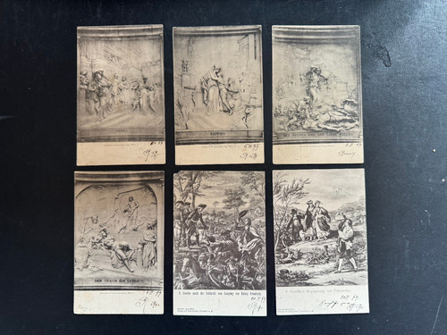 Antike postkarten aus - postkarten, 1899