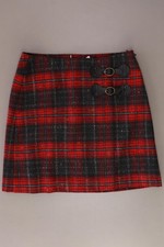 ⭐ More&More Rock für Damen Gr. 36, S kariert rot aus Polyacryl ⭐