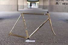 Francesco Moser ORO Aero Columbus Tubes Race Bike Frame Campagnolo gold plated œ