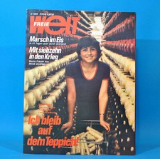 Freie Welt 8 1985 DDR Eishockey-WM Bahn-Elektrifizierung Sergej Bubka Grönland