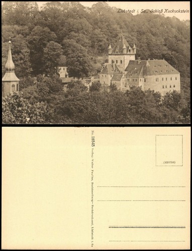 Ansichtskarte liebstadt - ansichtskarte,