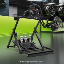 Hottoby Racing Sim Cockpit wheel stand Fit Logitech G29 G920 G923  Thrustmaster