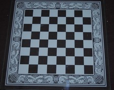 Schachbrett aus Glas 50x50cm