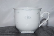 Kaffeetasse Heiderose grau