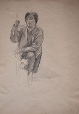 Bernhard heisig frauenporträt - bernhard,