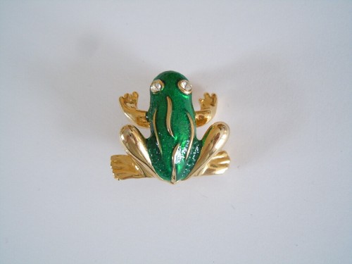 Vintage brosche email - brosche,