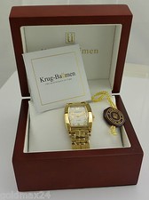 Krug-Baümen TUXEDO -Damen Uhr / Quartz / vergoldet / mit Orginalbox