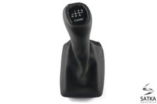 Schaltknauf für Mercedes W202 W210 W208 5-Gang Classic Schaltsack Schwarz Leder