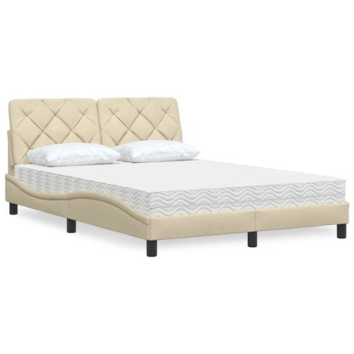 Bett mit matratze stoff - bett,