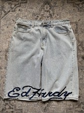 Ed Hardy Urban Outfitters Jeans Kurze Hose Größe Gr. M