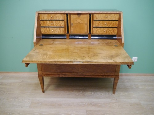 Biedermeier sekretär - biedermeier,