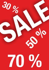 DIN A1 Sale Plakat DIN A2