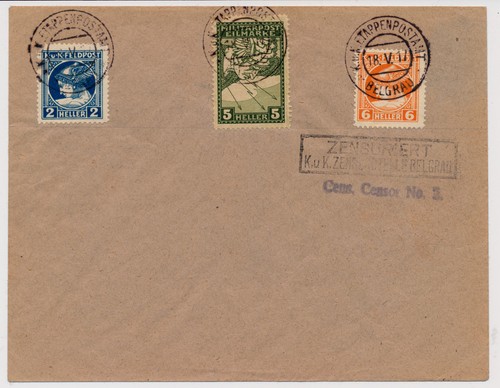 Feldpost 1917 brief - 1917,