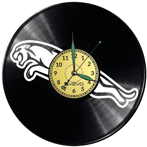 Jaguar vinyl wanduhr uhr - vinyl,