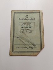 Original Fahrzeug Brief