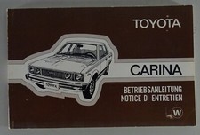 1978 Toyota Carina A4 Owners