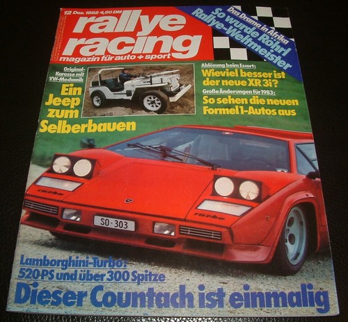 Rallye racing 82 - racing, 12/82