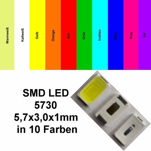 Smd led 5730 10 - led,