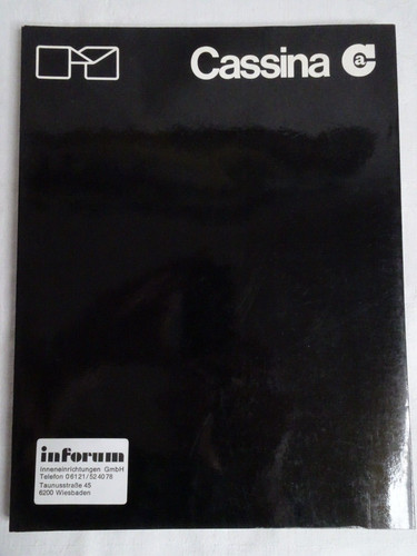 Cassina katalog 1980 le - cassina, 81,