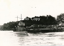 Foto Patrouillenboot Birago vor 1938 in Wien Donau X198