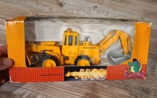 Vintage Playland Friktionsbagger Schneeflug u Bagger Origin verpackt Unbespielt