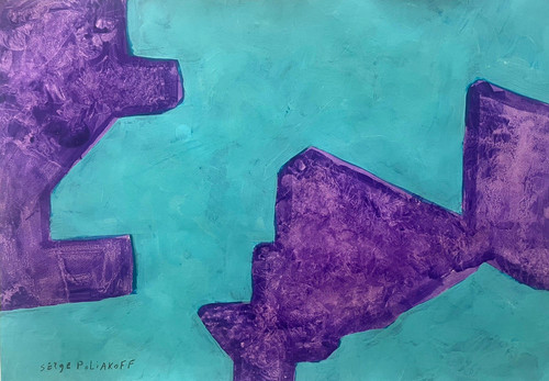 Serge poliakoff lila blau - serge,