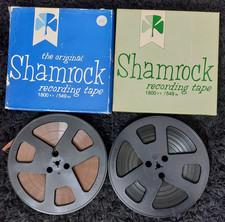 2 Tonbänder 18cm Shamrock