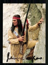 Gojko Mitic Karl May Spiele Autogrammkarte Original Signiert  # BC 226642