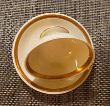 Fürstenberg Kaffeetasse Untertasse Porzellan Goldrand Sammeltassen Vintage