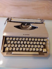 Reiseschreibmaschine mit Koffer 60er Jahre MERCEDES Fb. beige 