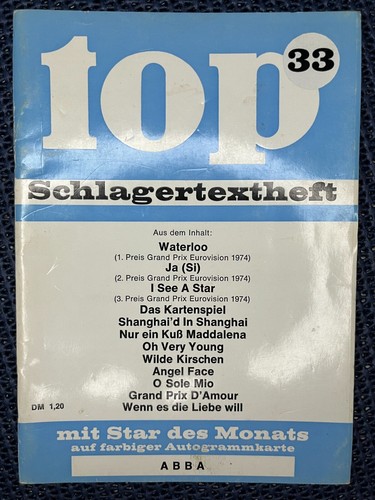 Top schlagertextheft 33 - schlagertextheft, nr.