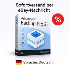 Ashampoo Backup Pro 25. Dauerversion 1 Nutzer, 1 PC. Sofort per eBay-Nachricht