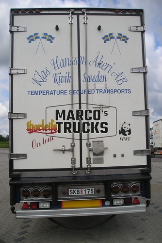 Lkw foto kühlsattelauflieger - foto,