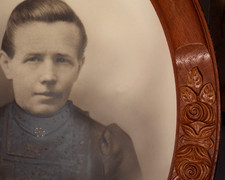 antiker Bilderrahmen Holz